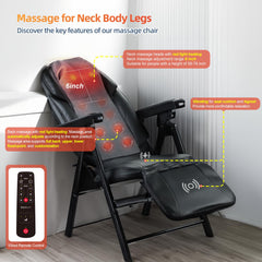 Ezencon neck-massage with 4-inch adjustment fits diverse heights.
