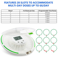 EZILIFE removable tray simplifies loading and cleaning