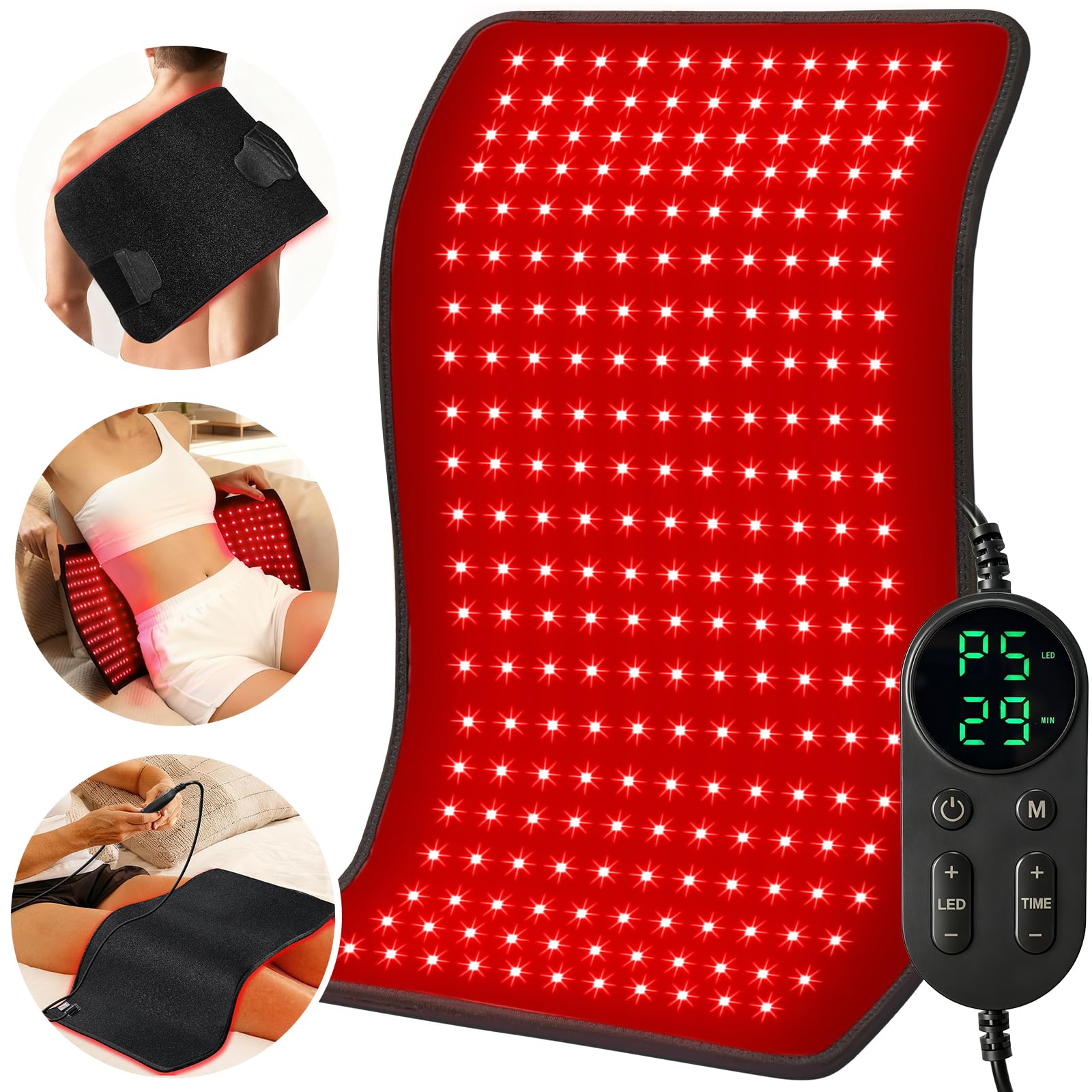 Ezona red light therapy pad 30 minute daily usage guidance