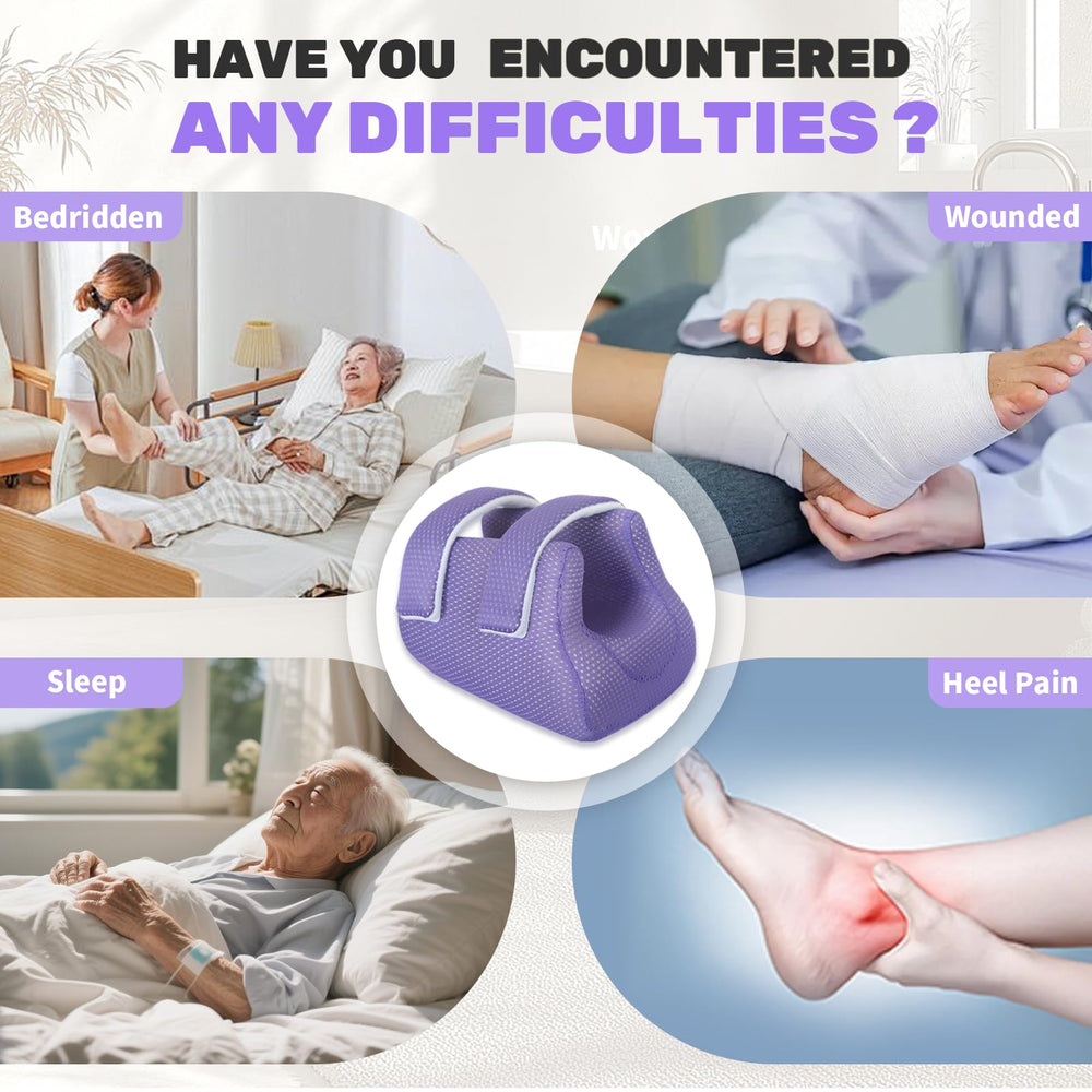 EZSLINGGLIDE heel protector ready for bed or wheelchair use.