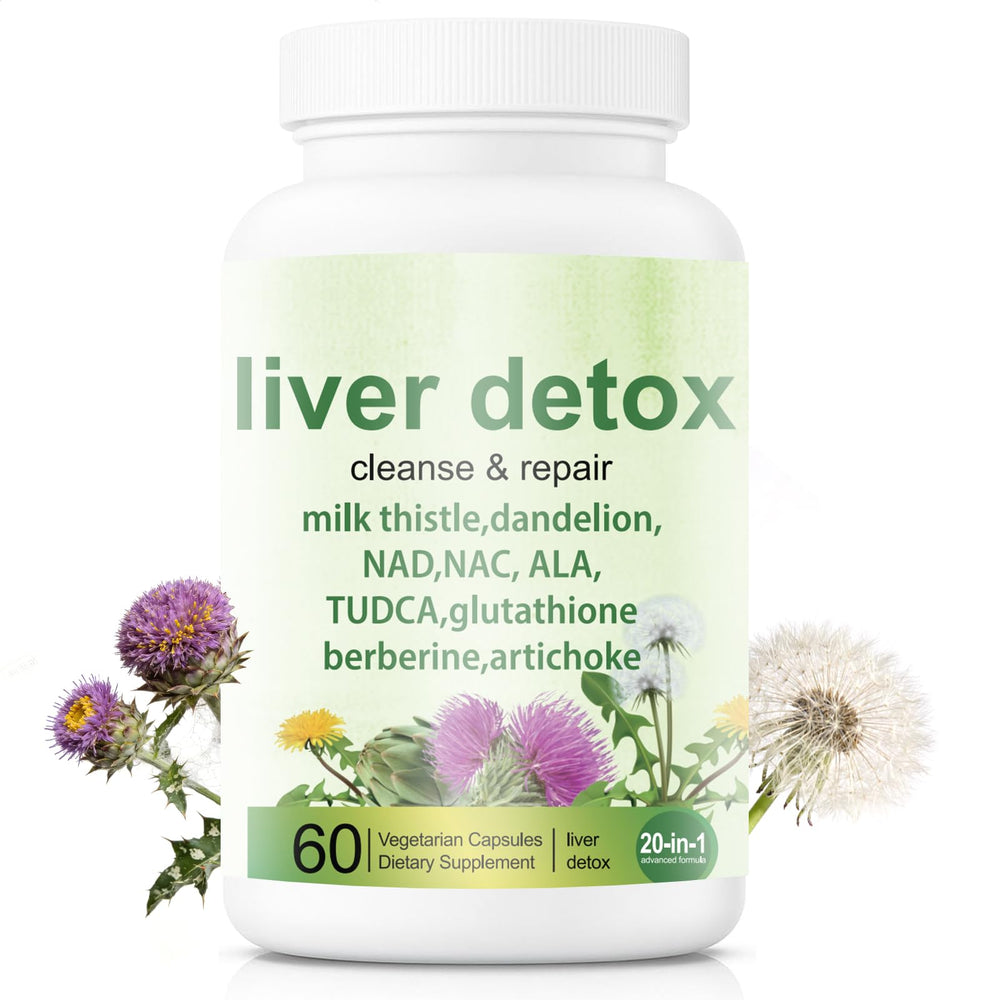 EZTZMCN Liver Detox bottle with capsules for easy daily support