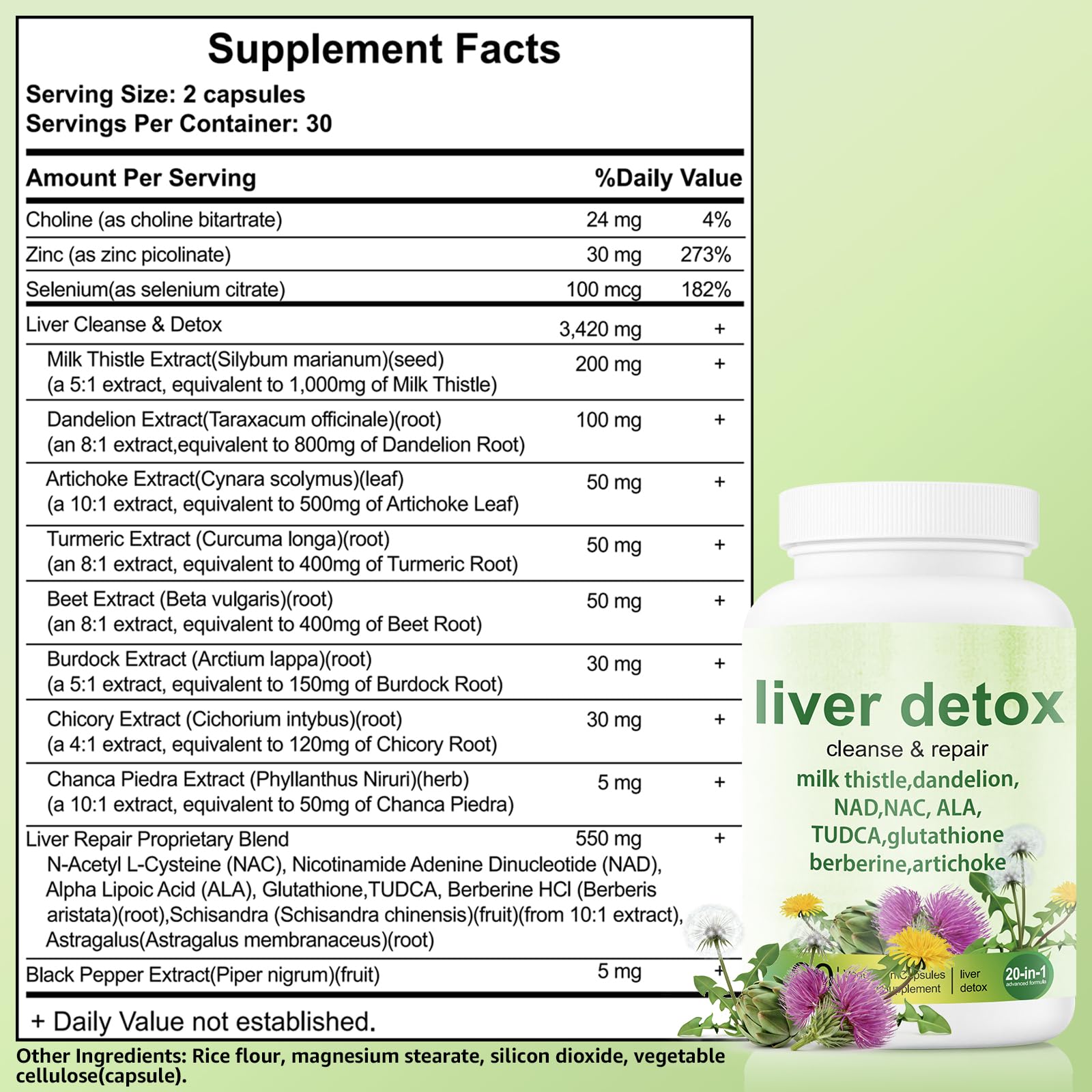 EZTZMCN Liver Detox for digestive balance and overall wellness