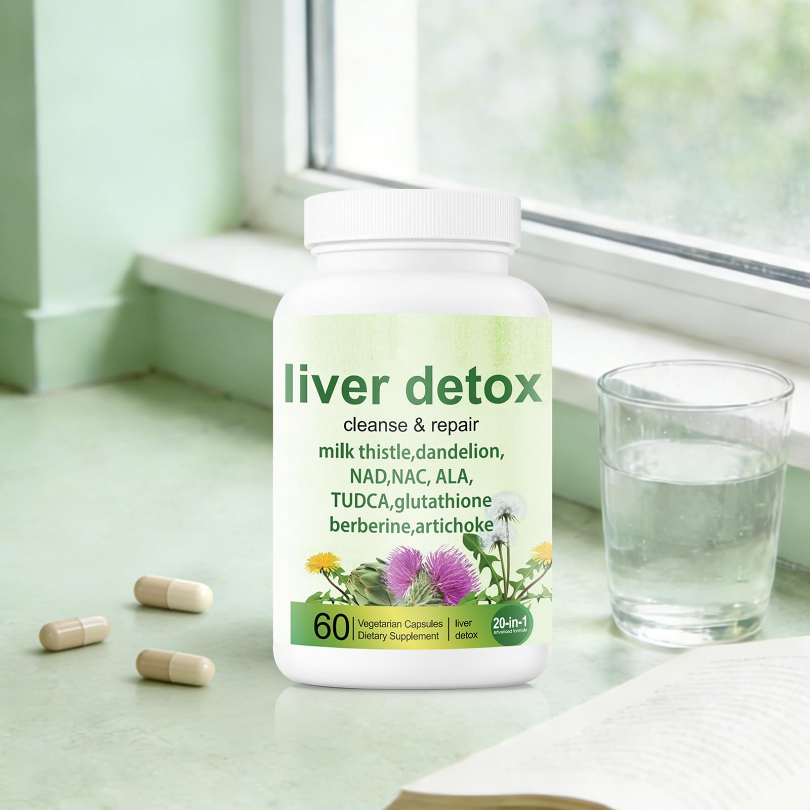 EZTZMCN Liver Detox serving guidance for daily routine