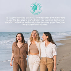 EzyFlow Ezy Disc uses sustainable materials for eco-friendly periods.