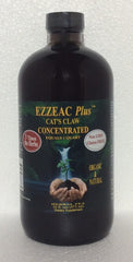 Ezzeac Plus Cat's Claw tea in amber glass bottle preserves potency and freshness.