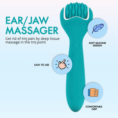 F Fascia Needling Institute teal silicone surface is water-resistant for sensitive areas.