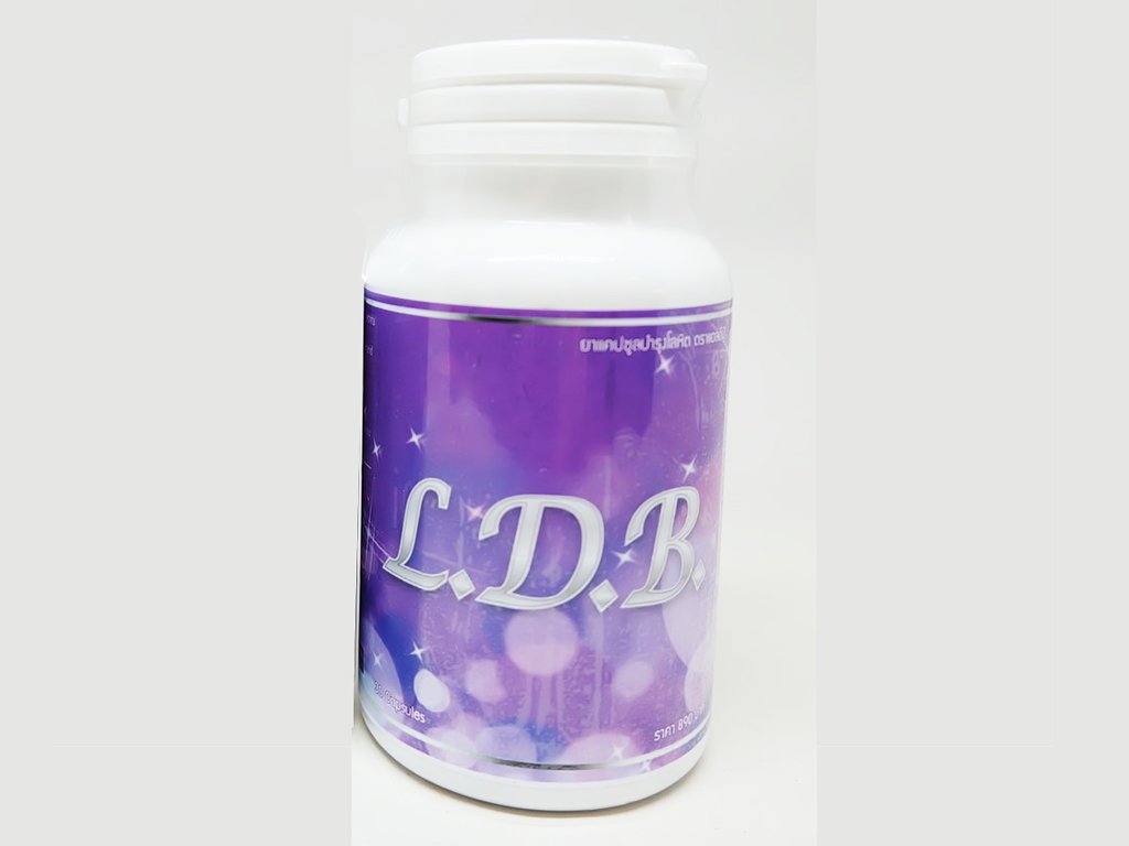 Fabskinhouse LDB estrogen bottle front view with herbal formula for potential skin support