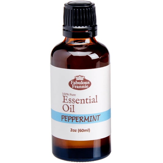 Fabulous Frannie Peppermint essential oil bottle cap for precise dispensing.