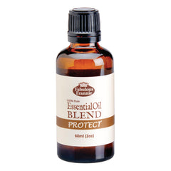 Fabulous Frannie Protect bottle pour of undiluted essential oil blend for aromatherapy.