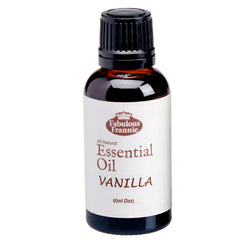 Fabulous Frannie Vanilla essential oil bottle for aromatherapy and home fragrance