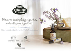 Fabulous Frannie Vanilla essential oil storage bottle keeps aroma protected