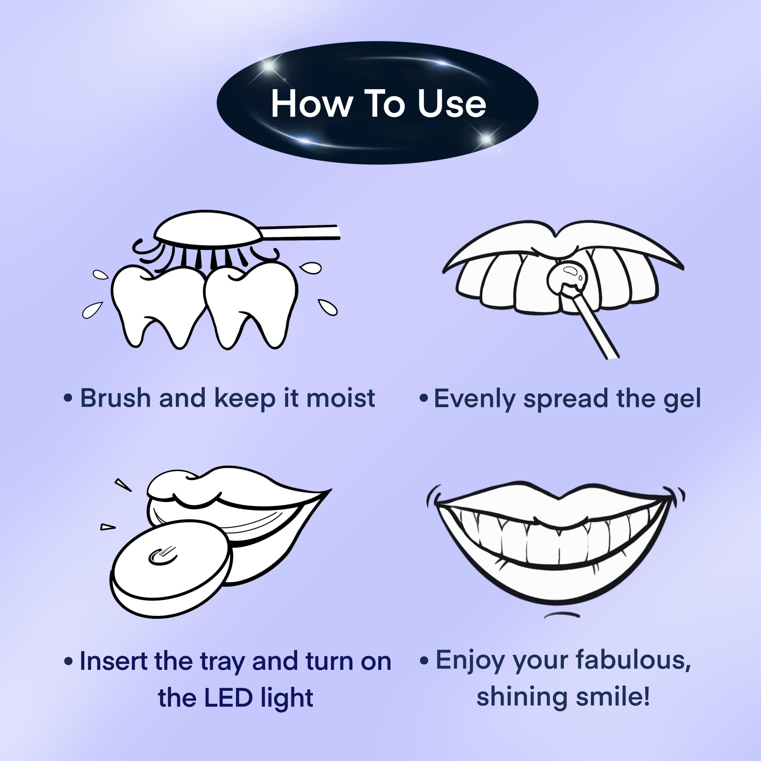Fabulshine aftercare suggestions promote enamel-friendly remineralization.