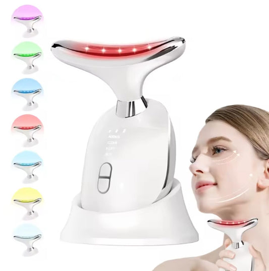 Face Sculpting Tool with 7-color LED therapy for radiant at-home skin.