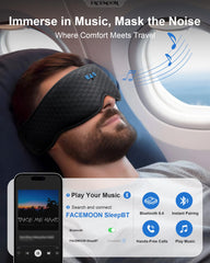 FACEMOON noise-reducing immersive audio masks ambient sounds for calmer sleep