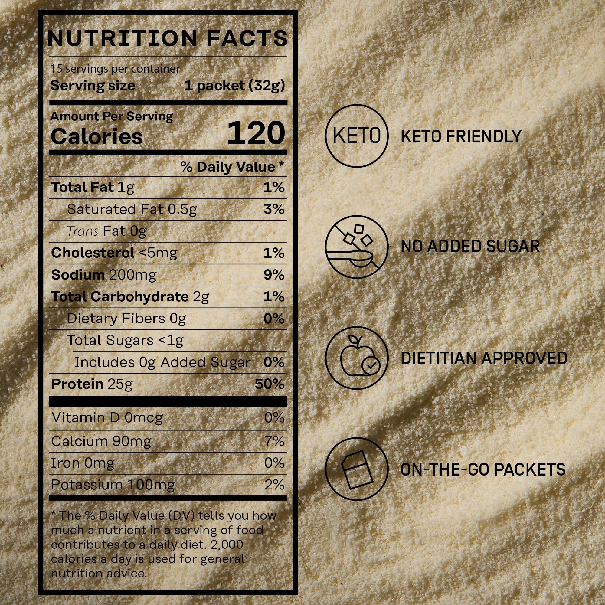 FACTOR FORM label shows 25g protein per serving to support goals.