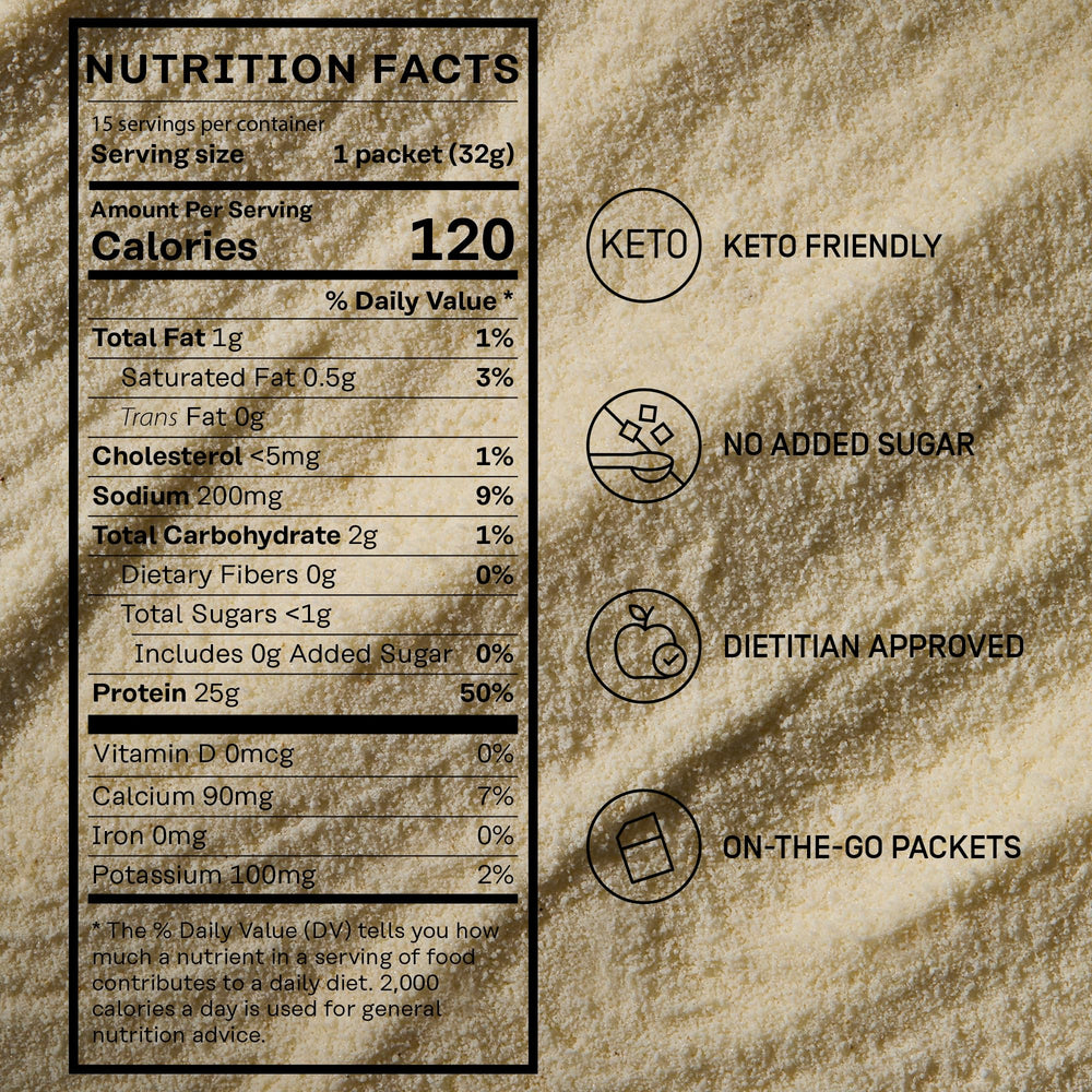 FACTOR FORM label shows 25g protein per serving to support goals.