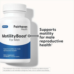 Fairhaven Health dosing cup and pills clearly visible.