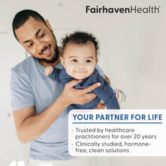 Fairhaven Health FertilAid CountBoost product on shelf for easy access.