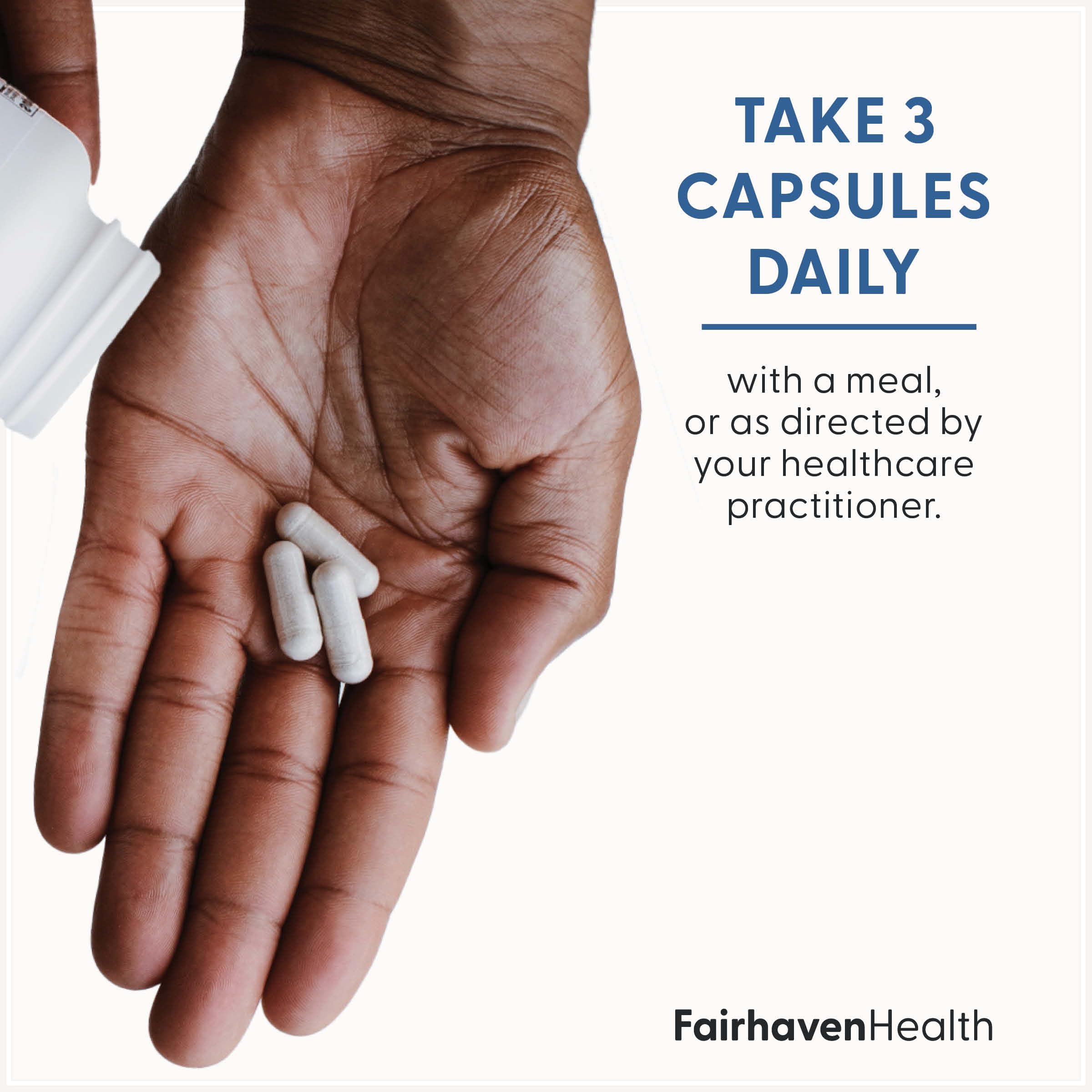 Fairhaven Health Fertilaid Men ingredient panel highlights zinc and folate.