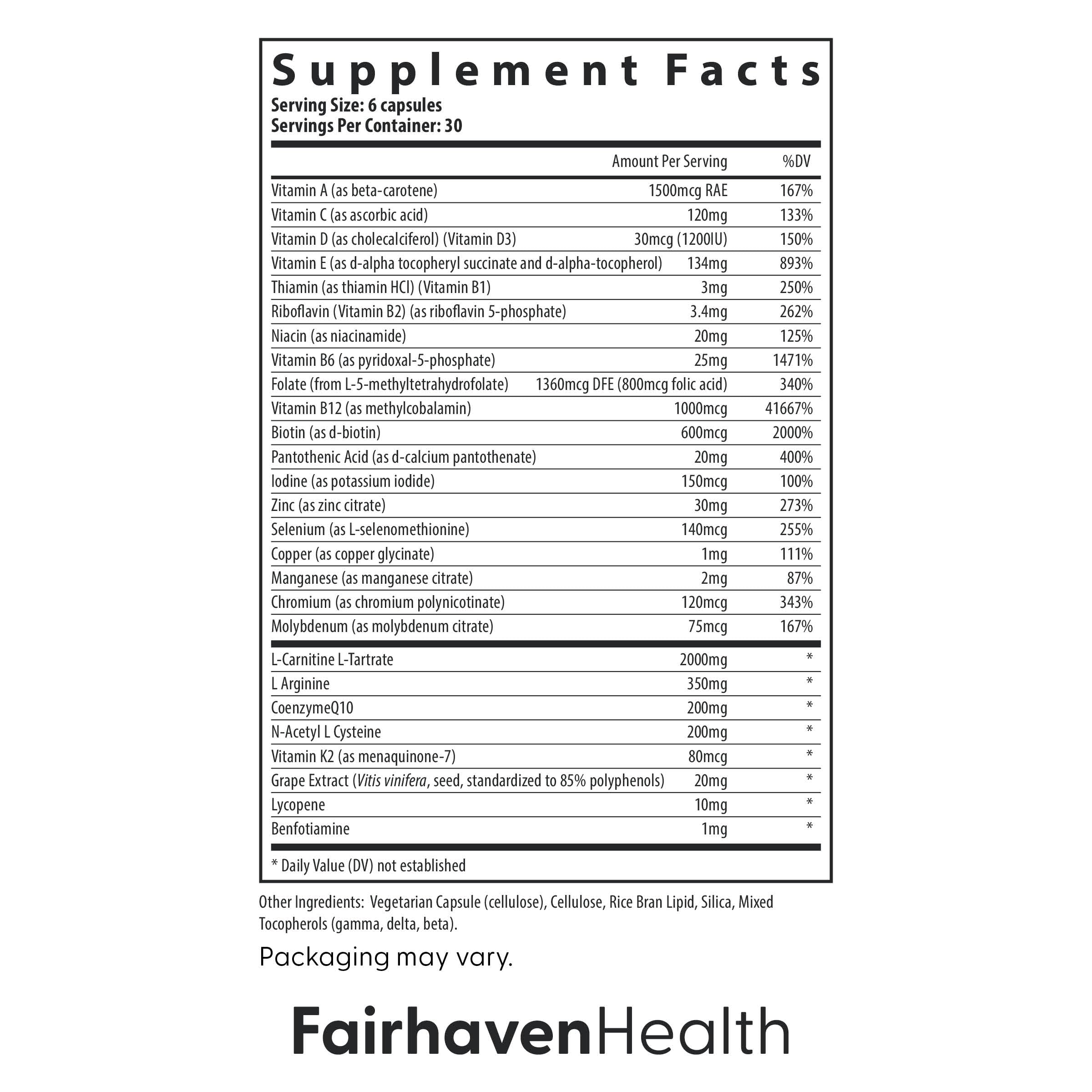 FH Pro packaging shot emphasizes vegan formula and clean labeling.