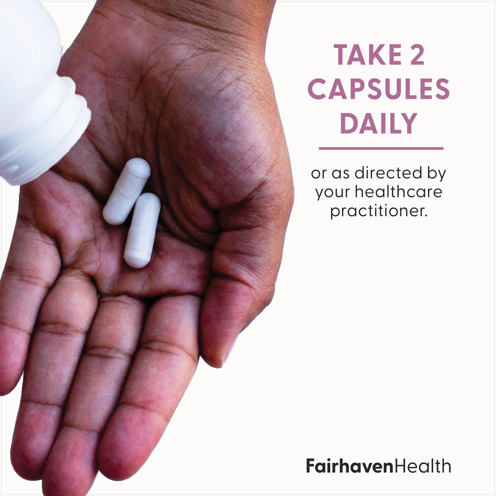 Label highlights citrus aroma and key nutrients on Fairhaven Health bottle