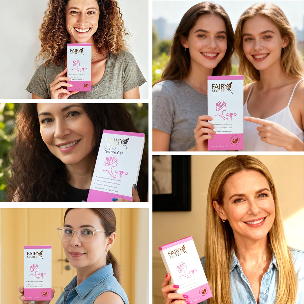 FAIRY SECRET sensitive-skin friendly packaging demonstrates hormone-free formulation.