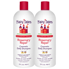 Fairy Tales Rosemary Repel Kids Shampoo bottle ready for daily use with a pleasant herbal scent.
