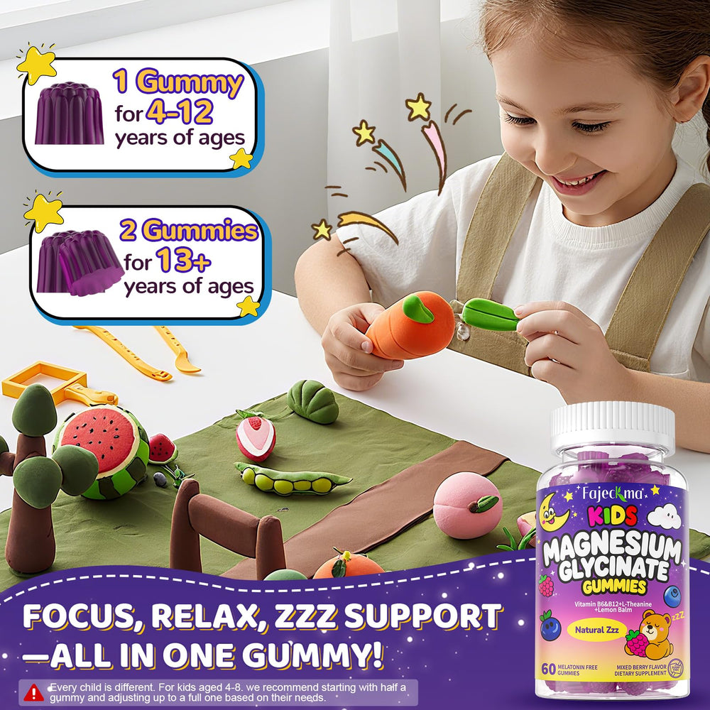 Organic ingredients label on Fajeckma gummies for health-conscious families.