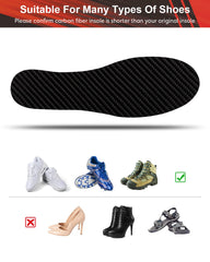 FAKILO application diagram explains placement under your existing insole