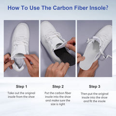 FAKILO carbon fiber insole curve support targeting foot pressure