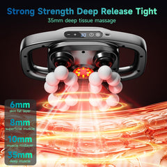 Fakosre massage gun offers three modes and thirty levels for customized sessions.