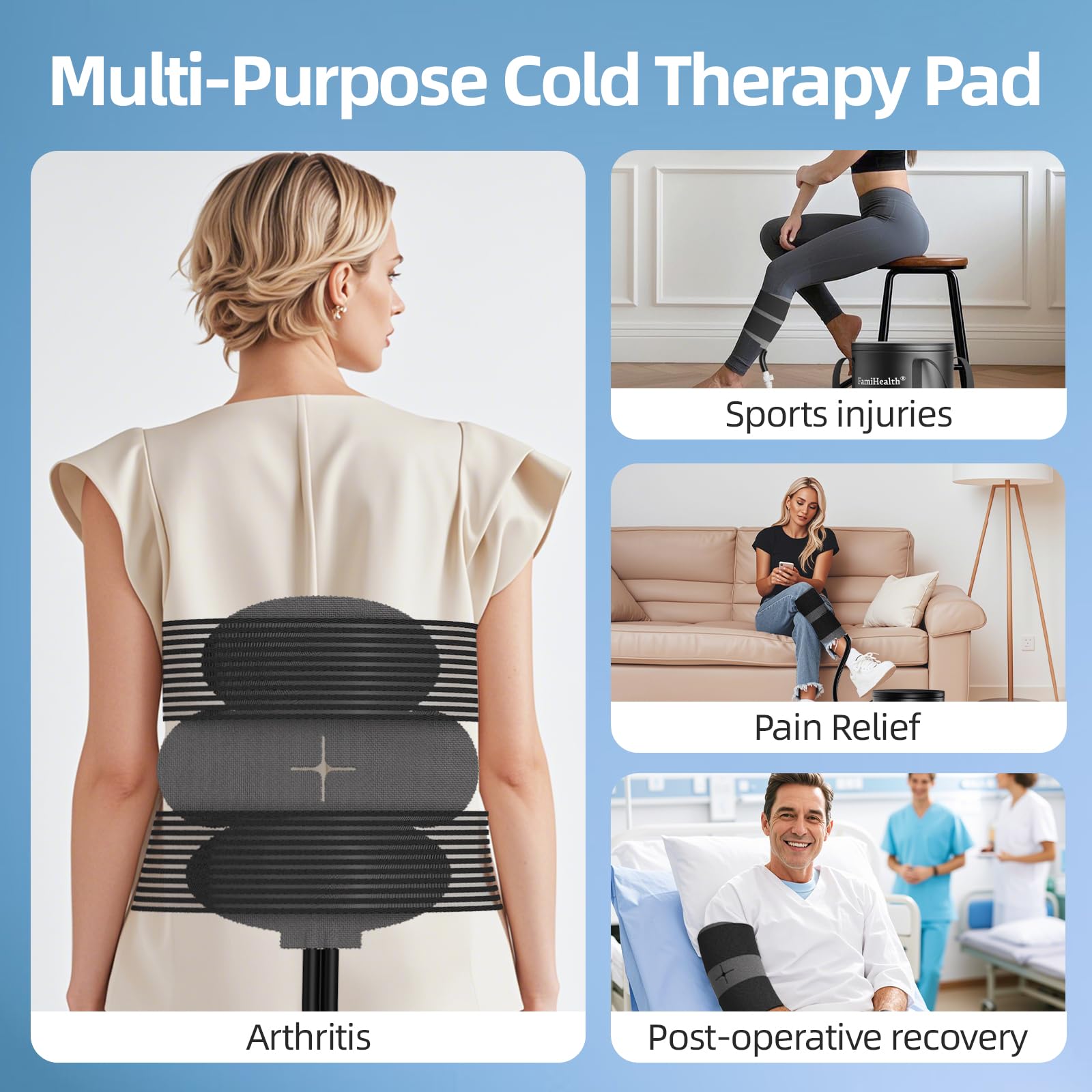 FamiHealth three speed flow control for adjustable intensity