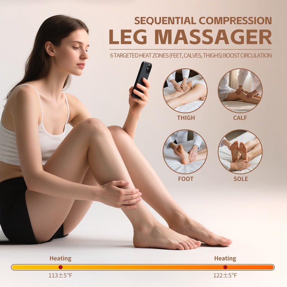 Family Health detachable heated sleeves offer focused leg treatment everywhere.