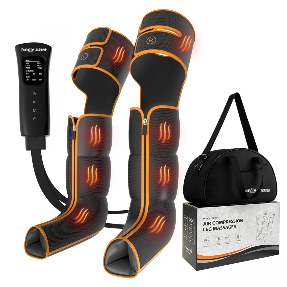 FAMILY HEALTH leg massager control unit with LCD display for easy setup and quick relief sessions
