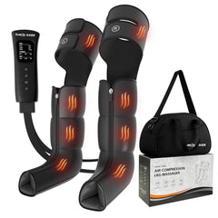 Family Health leg massager control unit enables easy adjustment and personalized sessions.