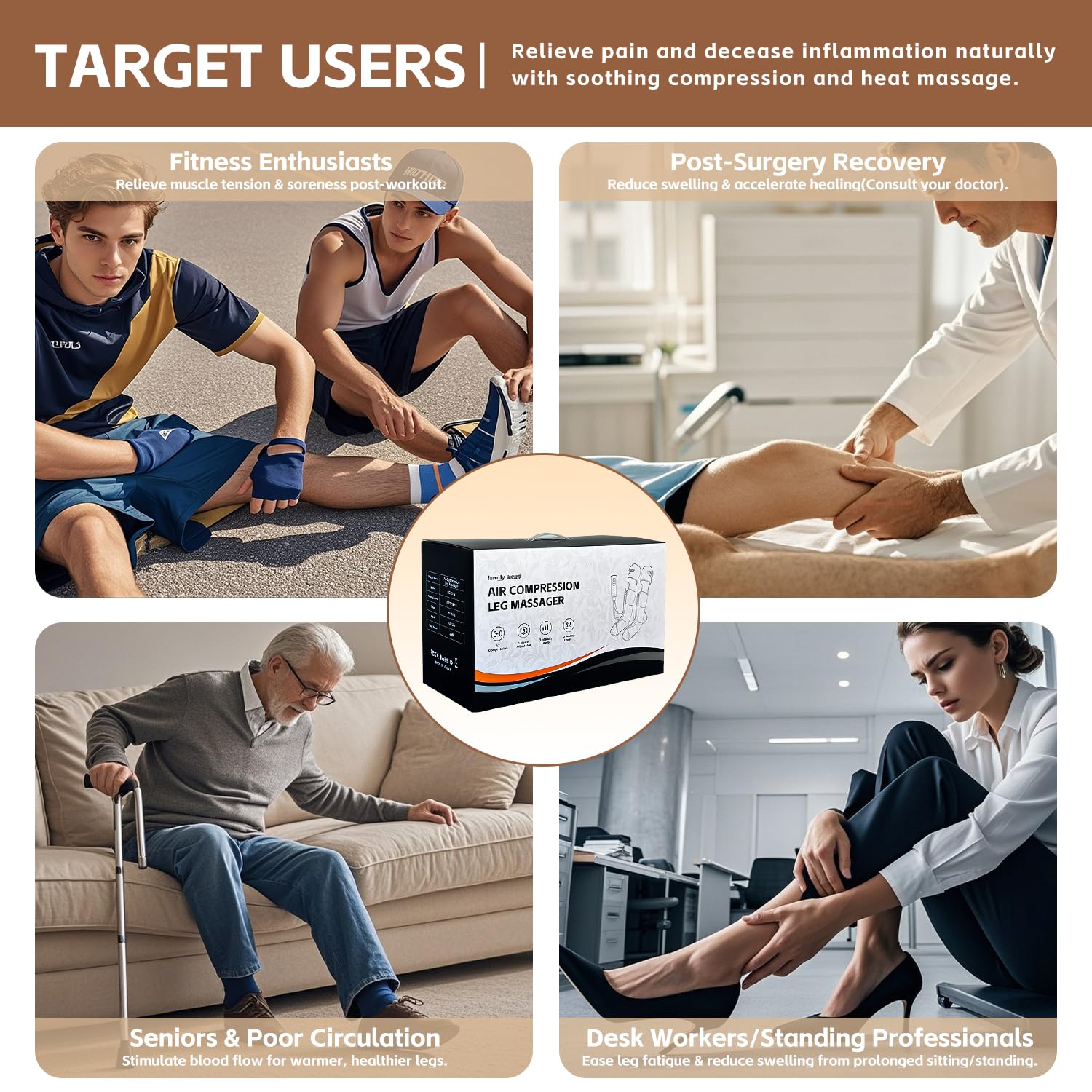 FAMILY HEALTH nighttime use helps ease restless legs and promote comfort