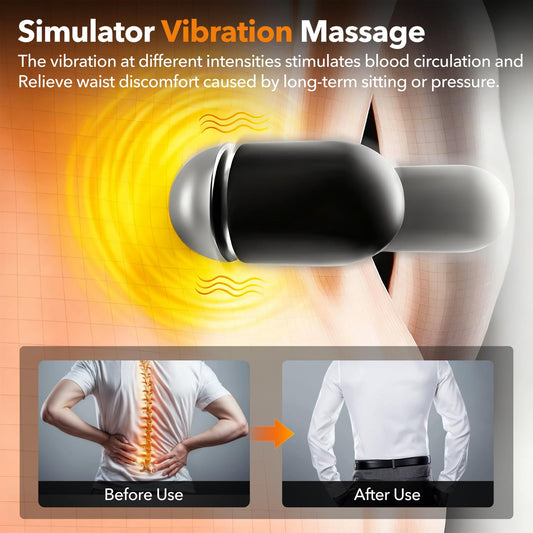 FAMKCY 135-degree lumbar curve cradling the spine while resting