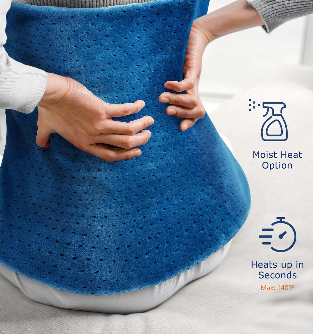 Fanatato heating pad auto-off provides safe, worry-free sessions.