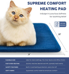 Fanatato heating pad machine washable for easy cleaning.