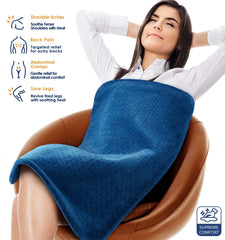 Fanatato heating pad six heat settings for personalized comfort