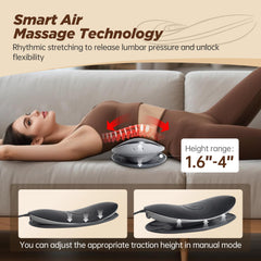 Fandiar vibration massage feature relaxes stiff back muscles during sessions.