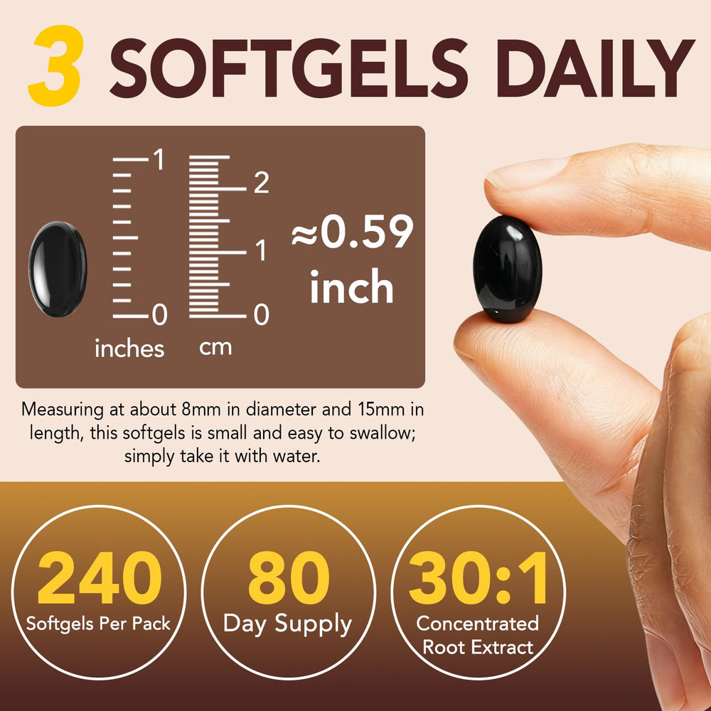 FANSHI Soy-based softgel capsule ready for easy swallowing.