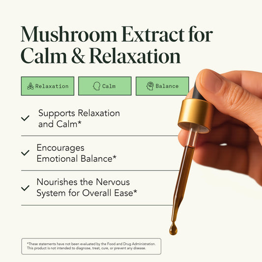 Fantastic Fungi Reishi Drops dropper for easy 1 mL servings.