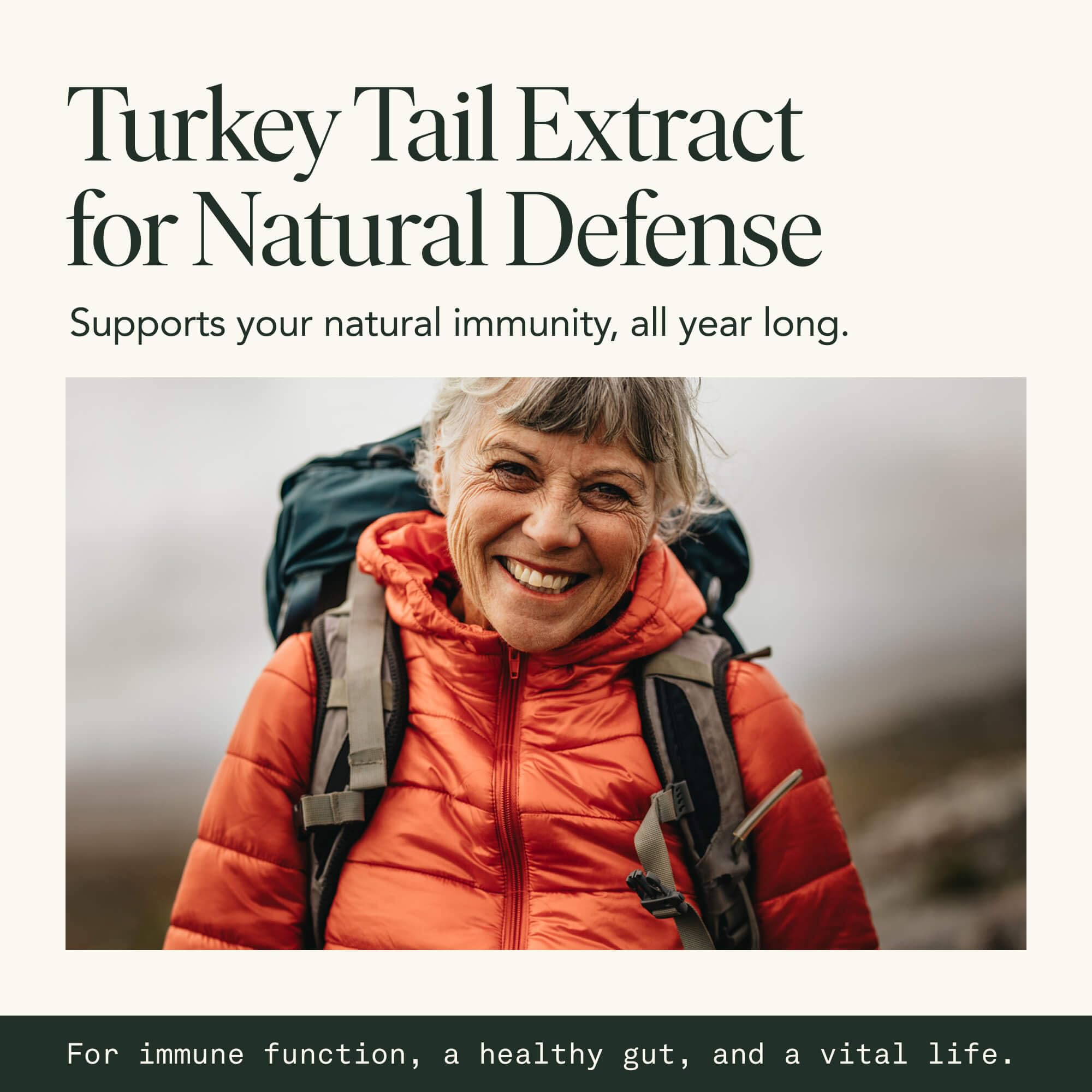 Fantastic Fungi Turkey Tail label shows USDA Organic certification for quality.