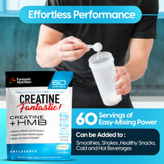 Fantastic Nutrition Creatine + HMB 60-serving container ready for training cycles.