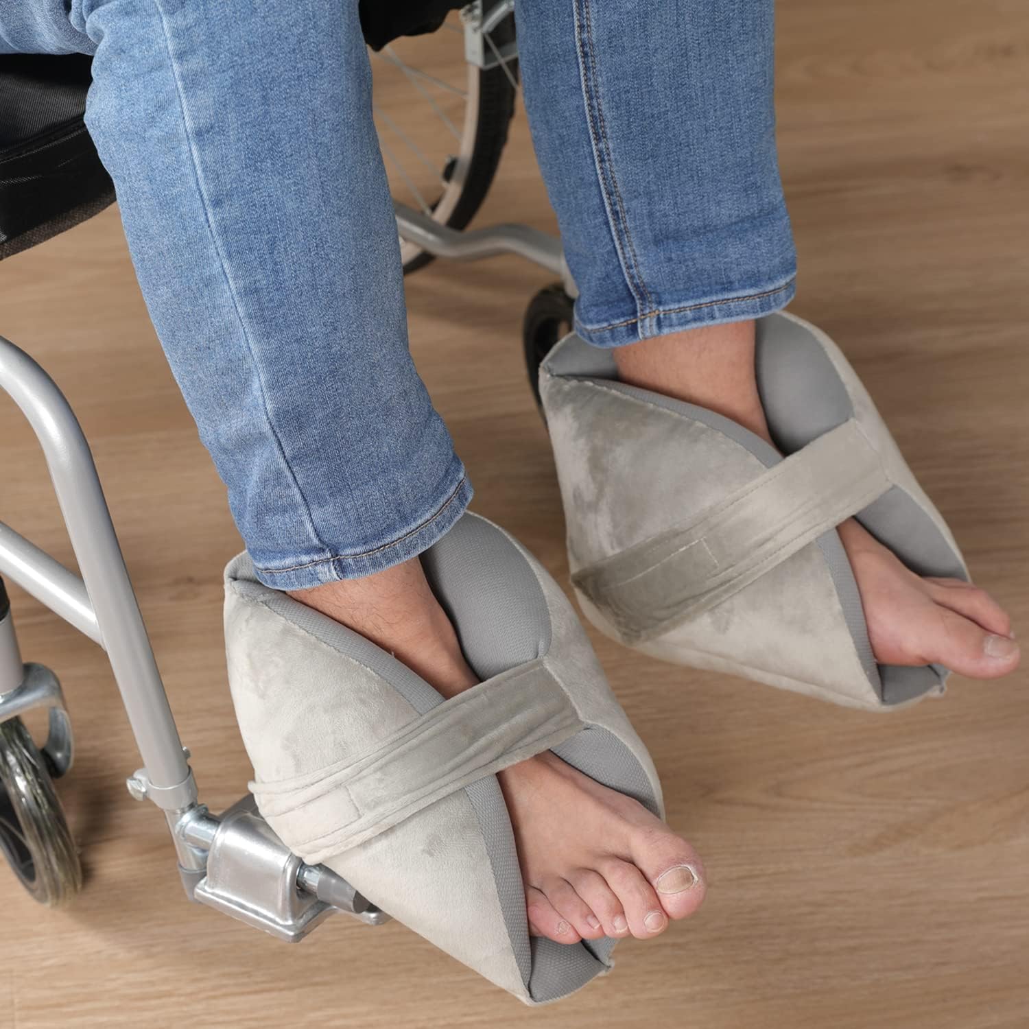 Fanwer heel protectors ideal for bedridden recovery or post-surgery care