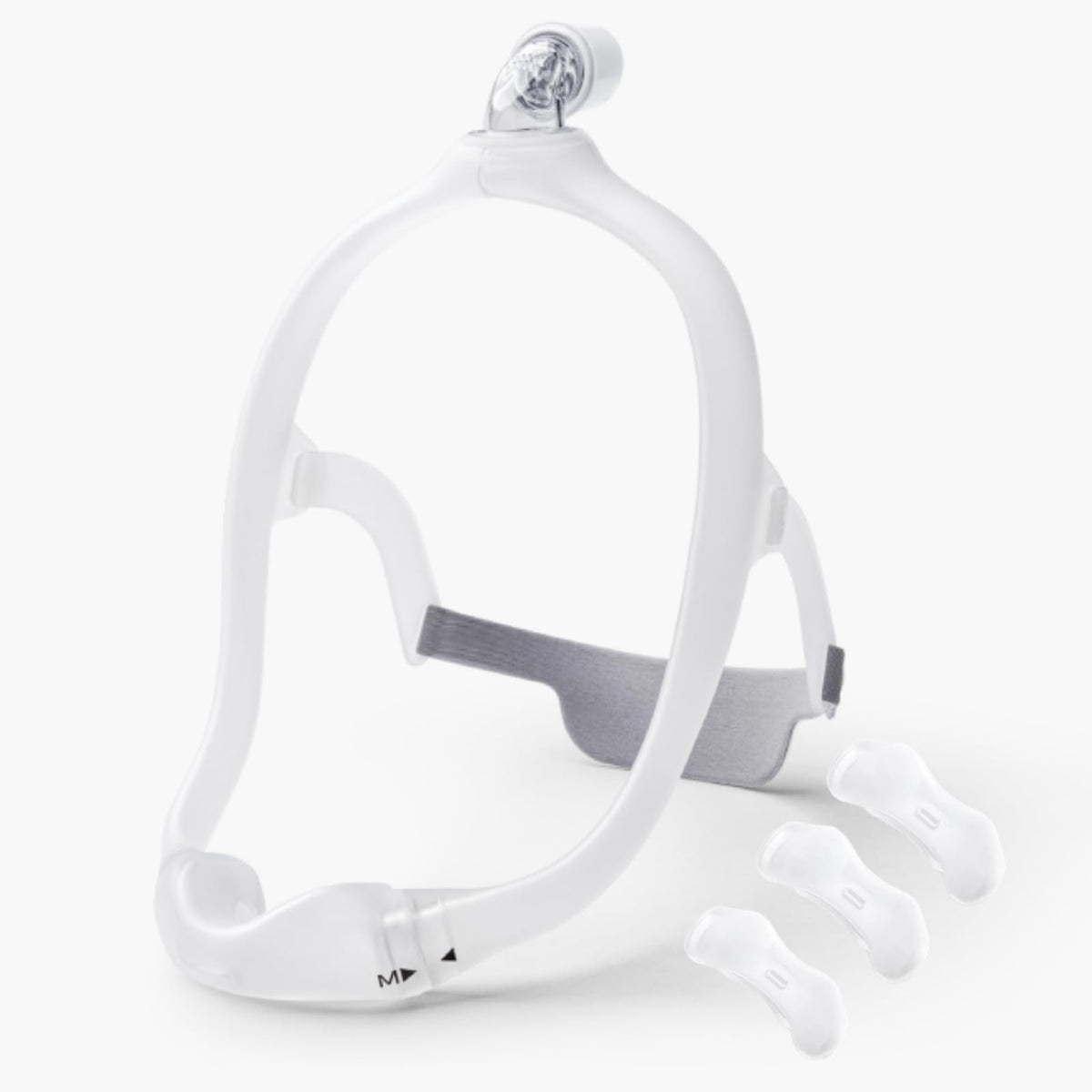 FAPASND under the nose pillow replacement kit for DreamWear, front view seal and headgear.