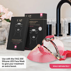 FAQ Travel-friendly Forehead Patches 3pcs shown in compact kit.