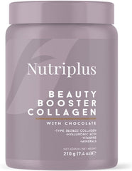 FARMASi Nutriplus Beauty Booster bottle pour for daily collagen routine to support skin and hair.