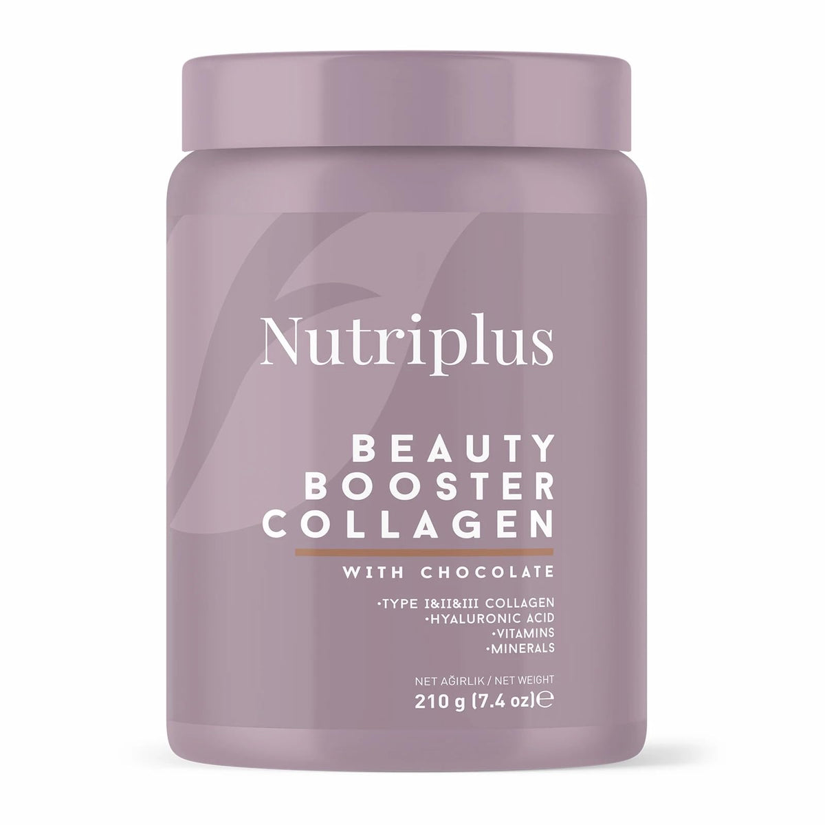 Farmasi Nutriplus Beauty Booster collagen chocolate jar supports skin and hair health